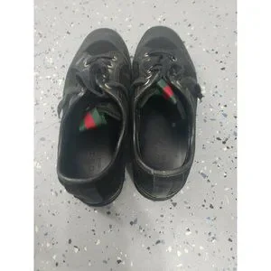 Gucci Black Tennis Shoes Unisex In Size 5.5 men\'s and 7 ladies GUCCI Tennis 1977 Leather Casual Sneakers Women main image 4